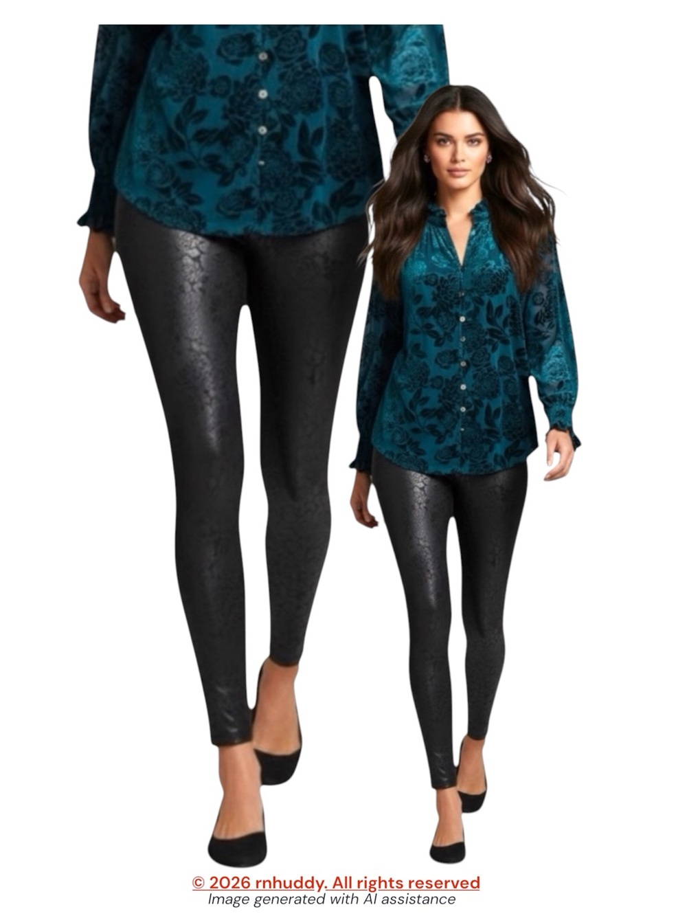 NWT Simply Vera Vera Wang 2X High Rise snake print black faux leather Leggings